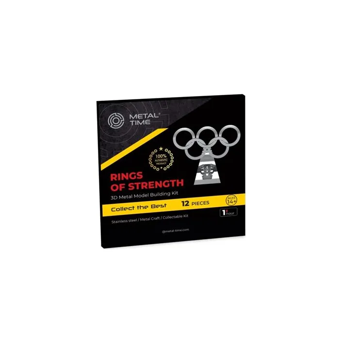 Колекційна модель-конструктор Metal Time Rings of Strength Олімпійські кільця (MT021Y)