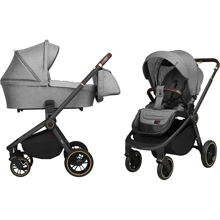 Коляска універсальна CARRELLO Epica CRL-8510/1 (2in1) Silver Grey (Вел8818)