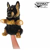Мягкая игрушка Немецкая овчарка, серия Puppet высота 33 см, Hansa (84475)