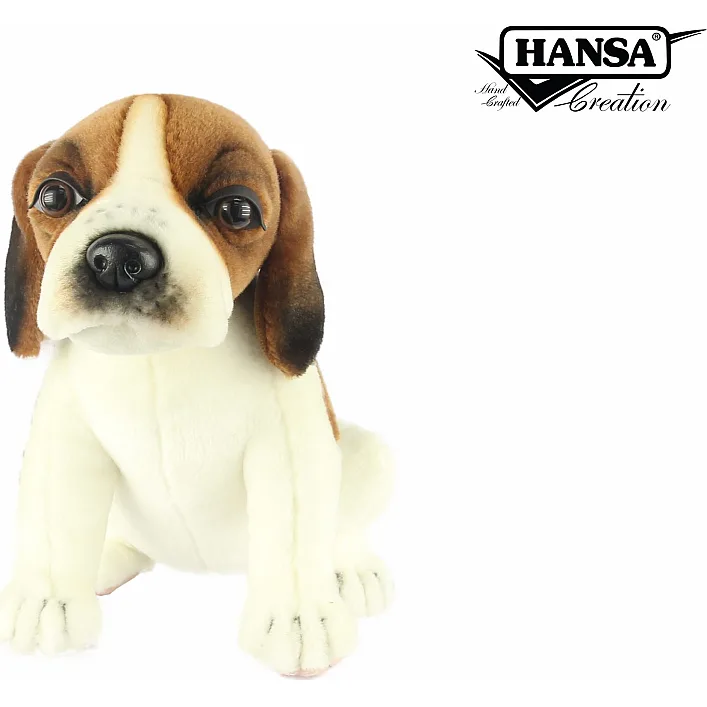 Мягкая игрушка Бигль, сидящая длина 30см, Hansa (85496)
