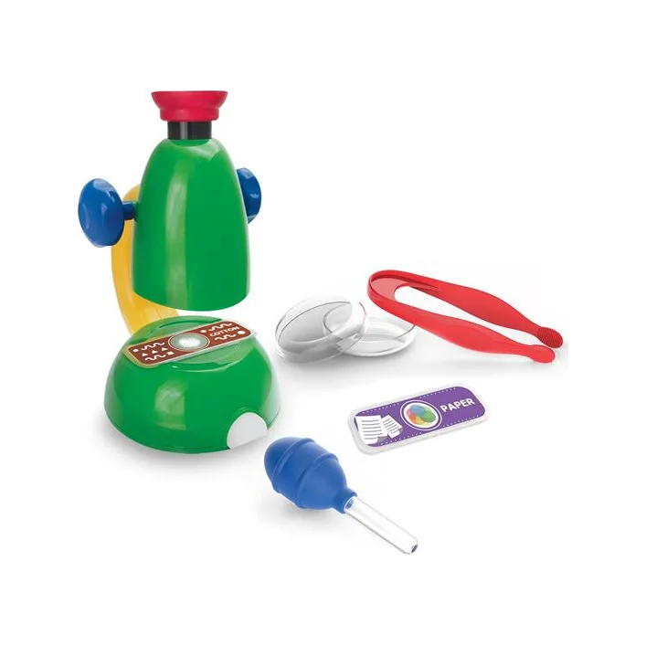Набор для исследований Edu-Toys Мой первый микроскоп с увеличением в 30 раз (JS003)