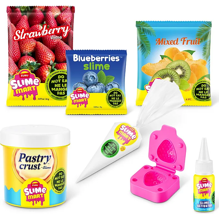 Ігровий набір зі слаймами SLIME MART серії "Shopping Bag" – ФРУКТОВИЙ ТАРТ