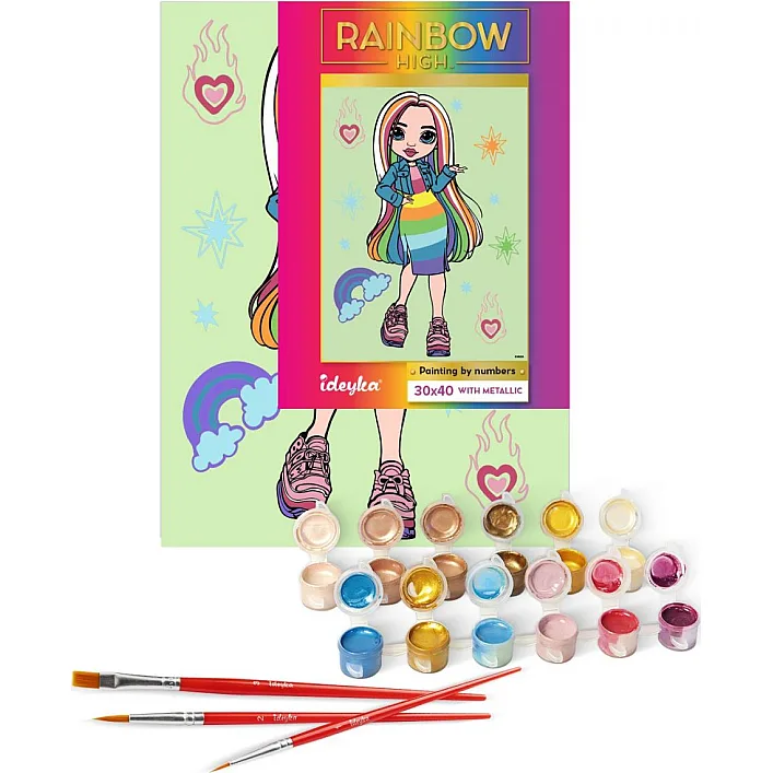Картина по номерах "Rainbow High Amaya Raine" 30х40 см