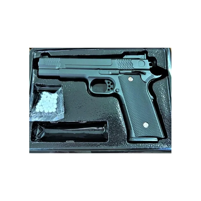 Страйкбольний пістолет "Браунінг Browning HP" Galaxy G20 метал чорний