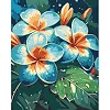Картина по номерам "Плюмерии" 40x50 см