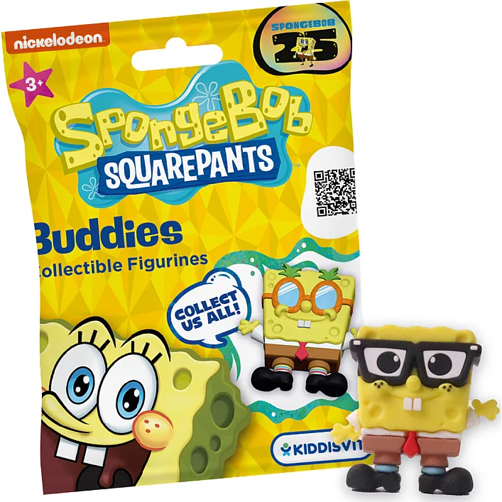 Фігурка-сюрприз COOL THINGS серії "Buddies 3D" - ГУБКА БОБ