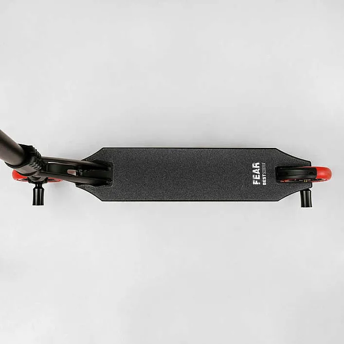 Самокат трюковый МТ-50599 Best Scooter (4) "FEAR" SCS-система, ПЕГИ, алюминиевый диск и дека, колёса PU, d=115мм, ширина руля 58 см