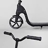 Самокат двухколесный 72378 "Best Scooter" (2) цвет ЧЕРНЫЙ, колеса PU - 20 см, широкий велосипедный руль, новый зажим руля, в коробке