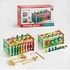 Игровой центр 22657 (24) "4FUN Game Club Wood", ксилофон, магнитная игра, стучалка, шестерни, в коробке