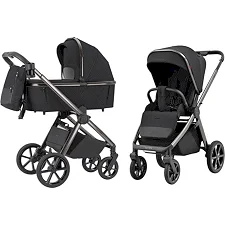 Коляска универсальная CARRELLO Omega CRL-6530/1 (2in1) Absolute Black (Нем3165)