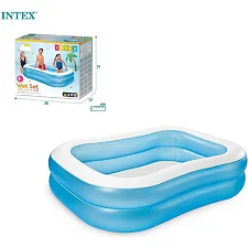 Intex Басейн надувний 57180 NP (3) «Сімейний» 203х152х48 см, об`єм=540л, від 3 років, вага 3.5кг