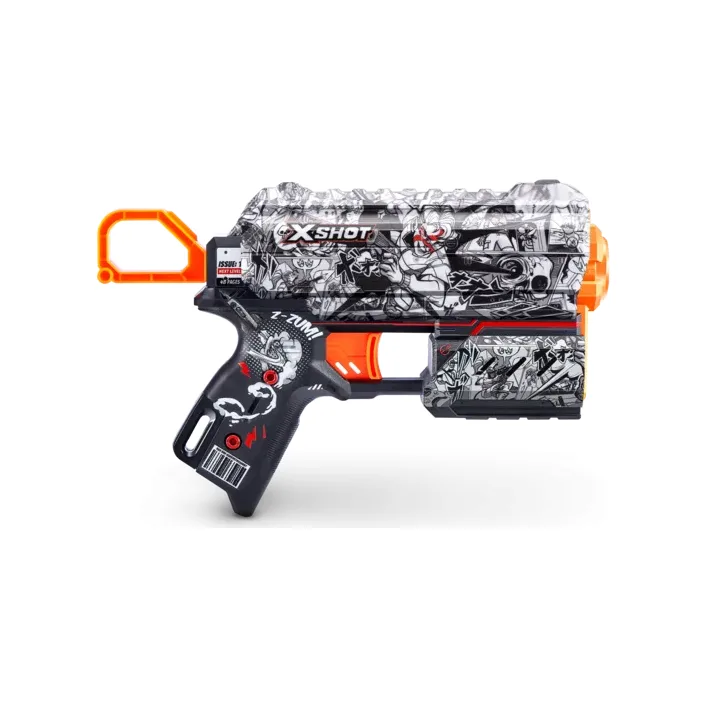 Скорострельный бластер X-Shot Skins Flux Illustrate 8 патронов (36516D)