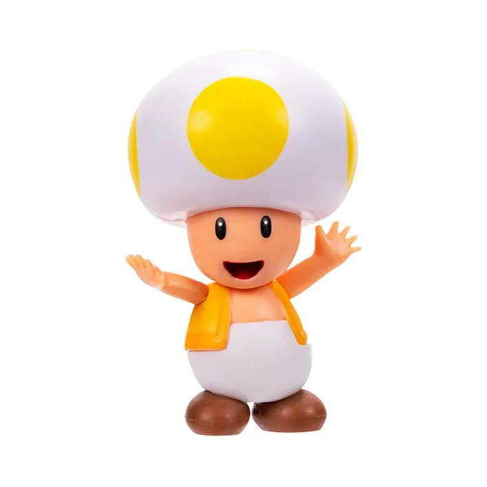 Игровая фигурка с артикуляцией SUPER MARIO - Желтый Тоад 6 cm
