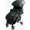 Тележка прогулочная детская "JOY" Vittoria 30883 (1) цвет ТЕМНО-ЗЕЛЕНЫЙ, рама алюминиевая, футкавер, телескопическая ручка
