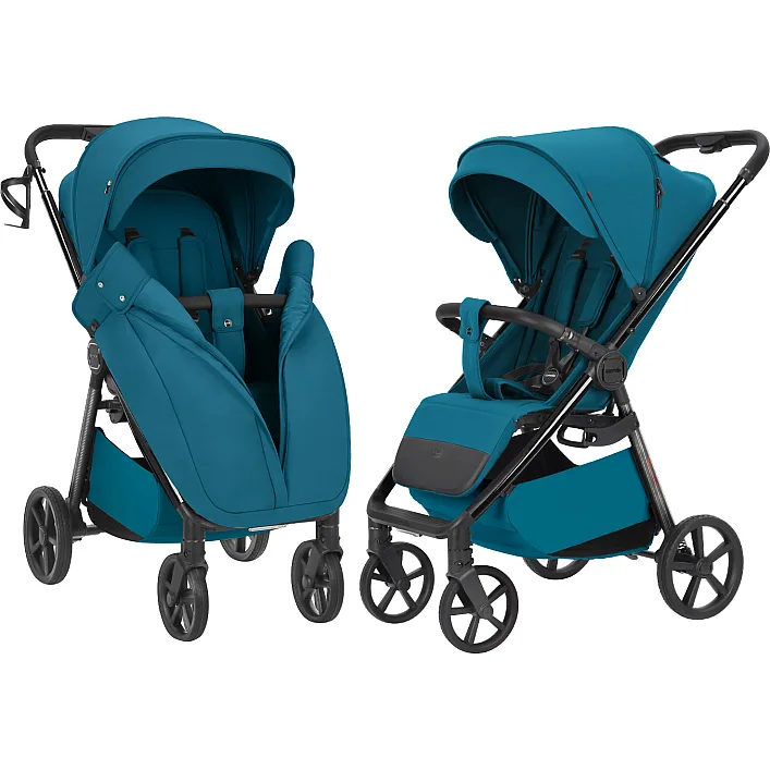 Детская прогулочная коляска CARRELLO Bravo Carbon (CRL-5530 Azure Blue)