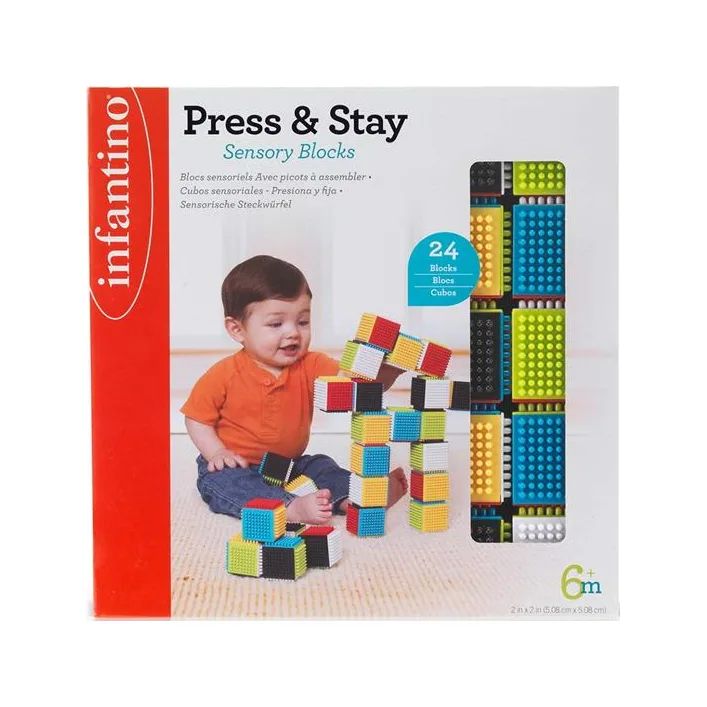 Детские кубики Infantino текстурные 24 шт. (316051I)