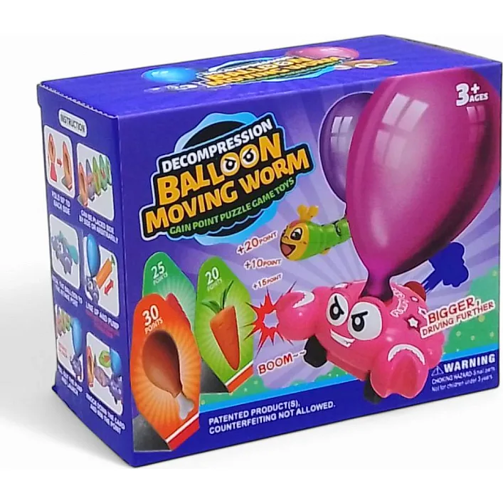 Запускатель с воздушными шариками "Balloon Moving Worm"