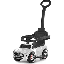 Детская Каталка-толокар (M 6255EL-1) музыка, свет, кожа, подстаканник, MP3, USB, BLUETOOTH