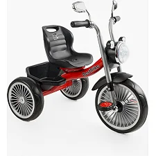 Велосипед 3-х колесный BS-69116 "Best Trike" (1) колеса EVA переднее 10', заднее 8', стальная рама, УКР. ВЗУЧИВАНИЕ, корзина, в коробке