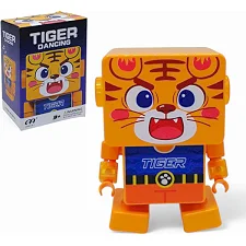 Танцующий Тигр со светом и музыкой в коробке RB20 р.16*11,5*7,5см (Муз3365)