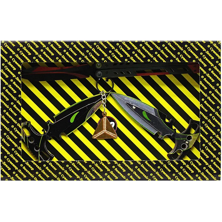 BOX Сувенірний SO-2 "МЕТЕЛИК BLACK WIDOW & HARMONY daggers"