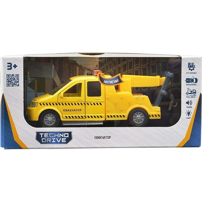 Автомодель – ЭВАКУАТОР (свет, звук) 510651.270 TECHNODRIVE (Маш1065)