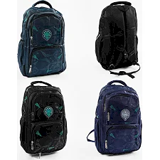 Рюкзак C 72840 (50) 3 кольори, розмір: 35х20х45 см, 2 відділення, 4 кишені, нагрудний ремінь, регульовані лямки, на блискавці, в пакеті, ВИДАЄТЬСЯ ТІЛ