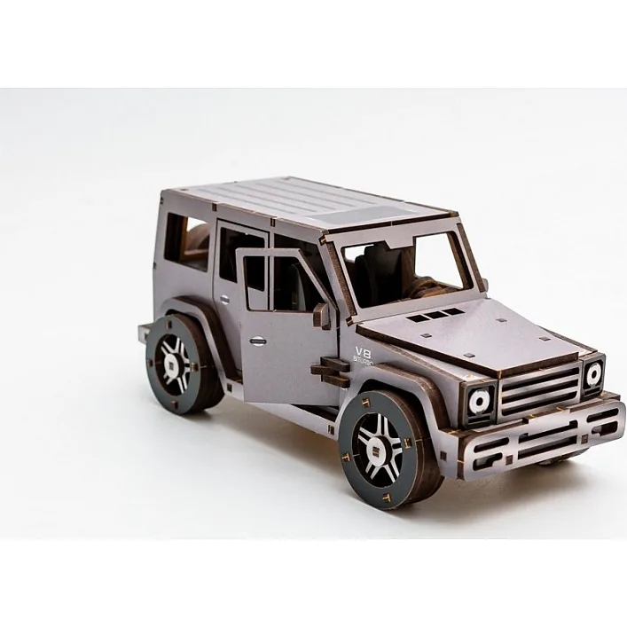 Деревянный конструктор "Gelandewagen" 109 дет. Puz-26914 г. 33*16 см PuzzleOK (Дер2691)