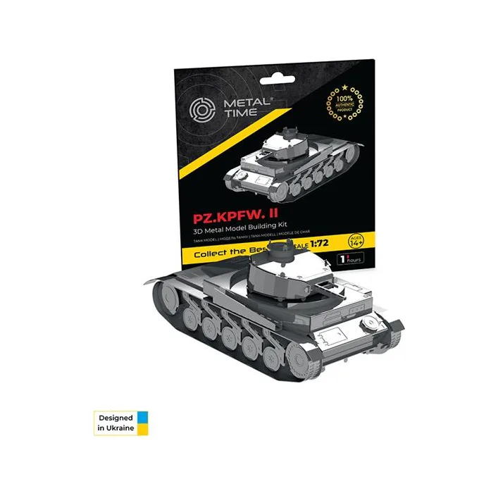 Колекційна модель-конструктор Metal Time Танк Pz.Kpfw. II (MT060)