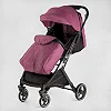 Тележка прогулочная детская "JOY" Comfort L-30201 (1) цвет фиолетовый, рама сталь с алюминием, футкавер, подстаканник, телескопическая ручка