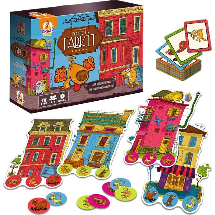 Игра настольная Vladi Toys развлекательная. Гостиница "Гавкит" (укр)