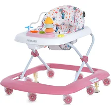Детские Ходунки Pyramid ME 1217 Pink, музыка, свет