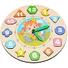 Деревянный сортер "Часы" для девочек Puz-22934 PuzzleOk (Дер9557)
