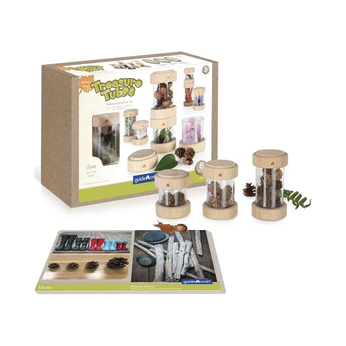 Игровой набор Guidecraft Natural Play Сокровища в прозрачных баночках (G3086)