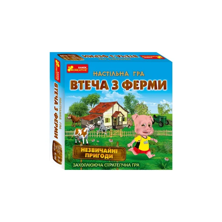 Дитяча настільна гра "Втеча з ферми" 19120057 укр. мовою