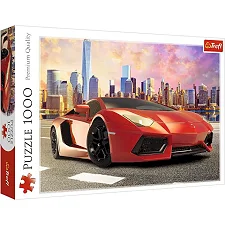 Пазлы &ndash; 1000 элм. - 10601 "Авто под закатом", Trefl (Паз6015)
