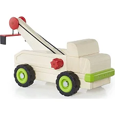 Большая машинка Guidecraft Block Science Trucks Эвакуатор деревянный 37 см (G7532)