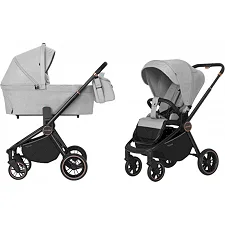 Коляска универсальная CARRELLO Epica CRL-8510/1 (2in1) Silver Grey (Нем8522)