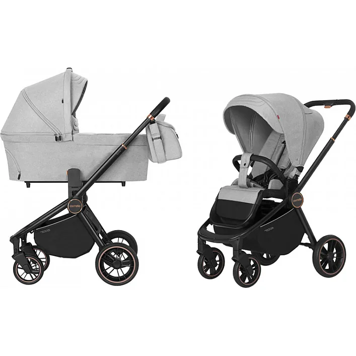 Коляска универсальная CARRELLO Epica CRL-8510/1 (2in1) Silver Grey (Нем8522)