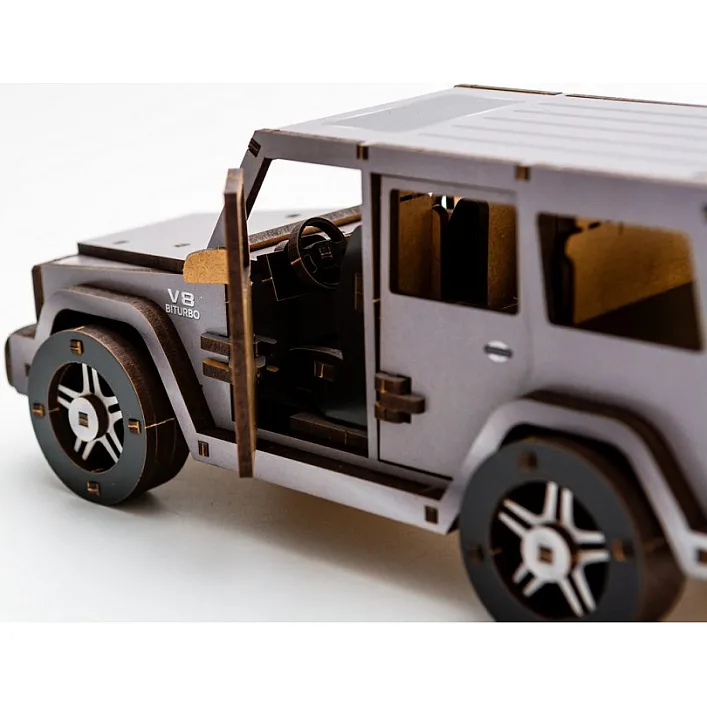 Деревянный конструктор "Gelandewagen" 109 дет. Puz-26914 г. 33*16 см PuzzleOK (Дер2691)