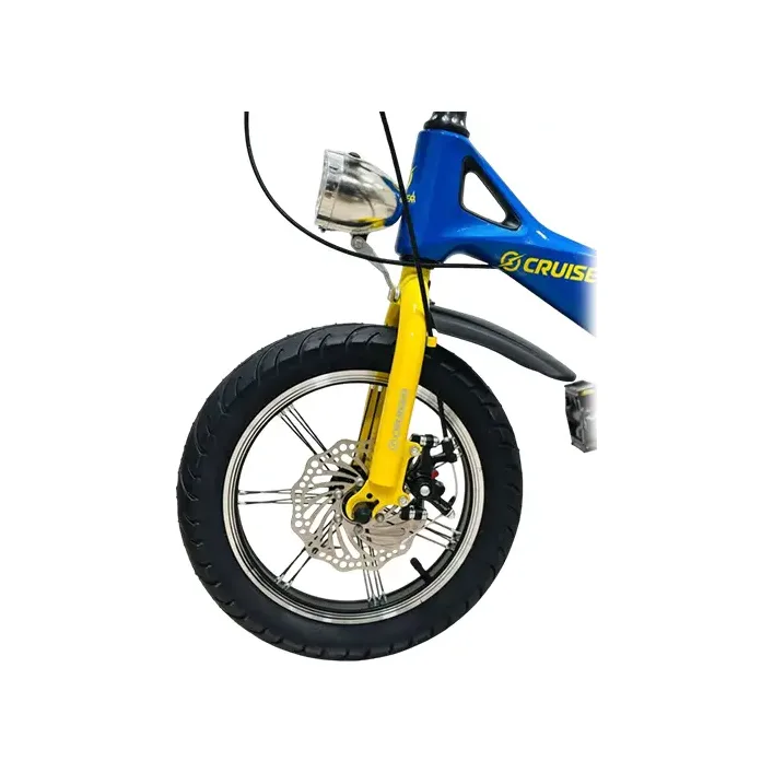 Детский велосипед Maraton Crussier ICONIC blue 14 дюймов, двухколесный (Вел8555)