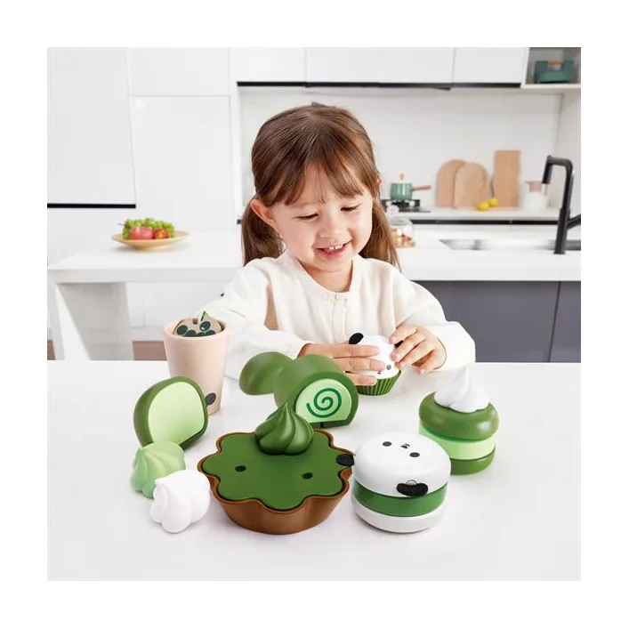 Игрушечные продукты Hape Десерты из зеленого чая (E3195)