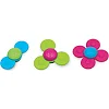 Набор прорезывателей-спиннеров с присосками Fat Brain Toys Whirly Squigz 3 шт. (F210ML)