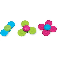 Набор прорезывателей-спиннеров с присосками Fat Brain Toys Whirly Squigz 3 шт. (F210ML)