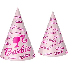 Ковпачок паперовий 12817 "Barbie" рожевий 10шт. (Дер8171)