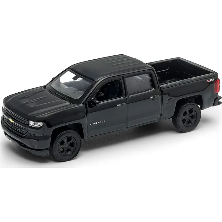 Автомодель - CHEVROLET SILVERADO 2017 (перламутрово-білий, чорний)