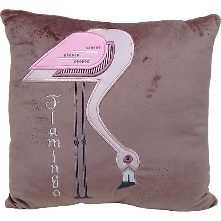 Подушка декоративная "Flamingo Birds" (28 см.)