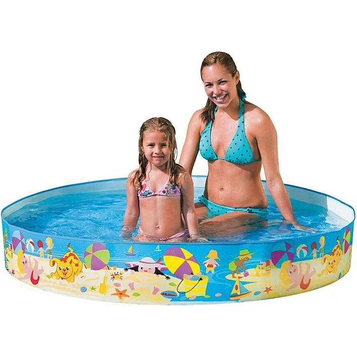 Бассейн INTEX "Пляж" каркасный в коробке 56451 г.152*25см (Рез6451)