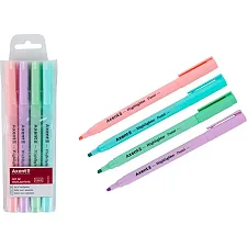 НАБОР ТЕКСТ МАРКЕРОВ AXENT Highlighter 4 шт 2533-40 (Кнц2533)