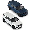 Автомодель - Ford Explorer 2023 (перламутрово-белый, голубой металлик)